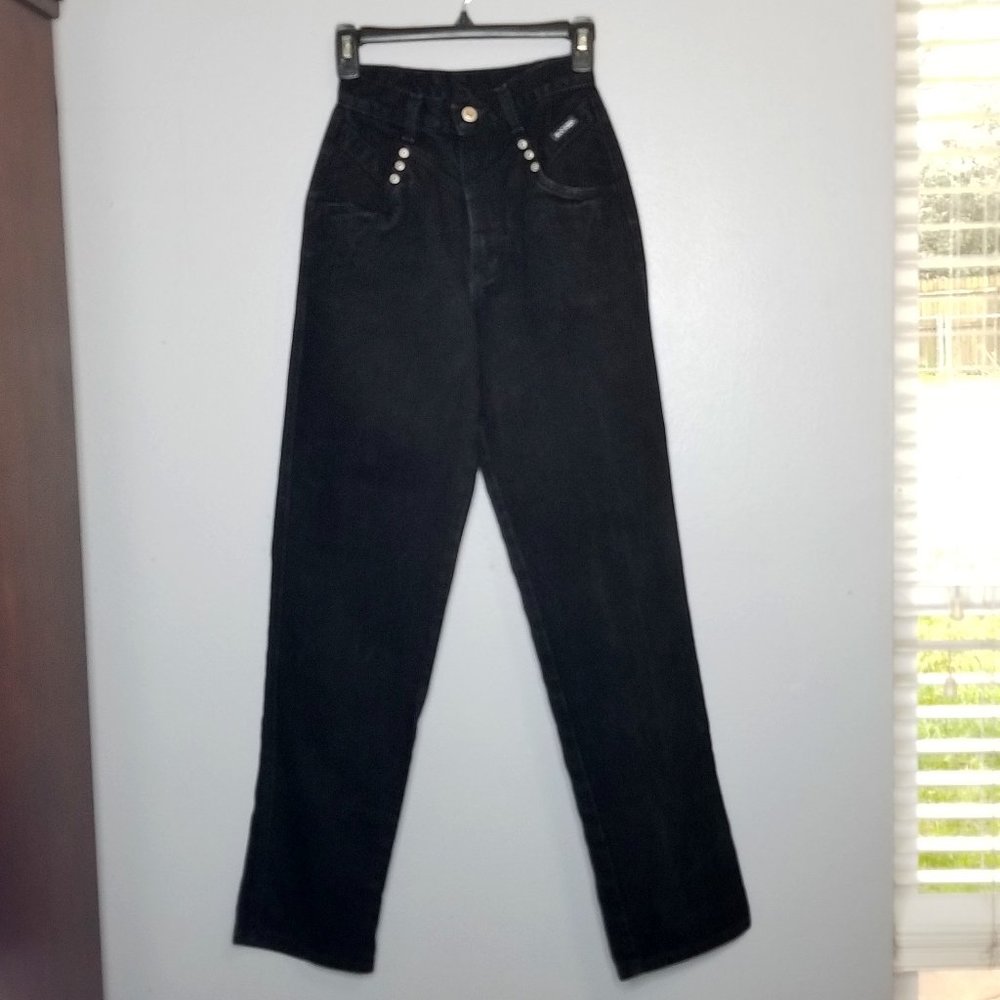 Rockies vintage high waisted bareback jeans black
